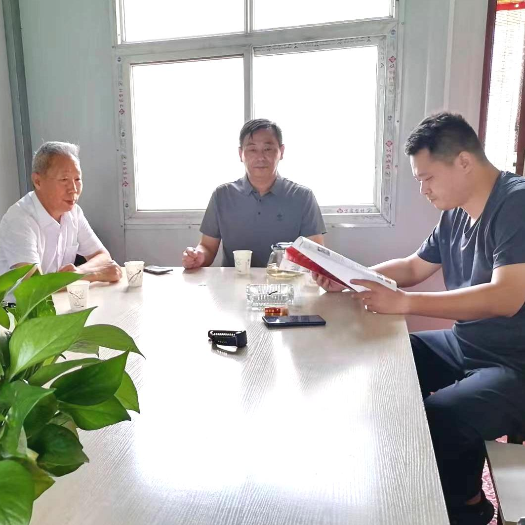 鐵合金協(商)會秘書長赴鶴鋼鑄造有限公司調研